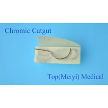 Surgical Suture with Needle -- Chromic Catgut Surgical Suture